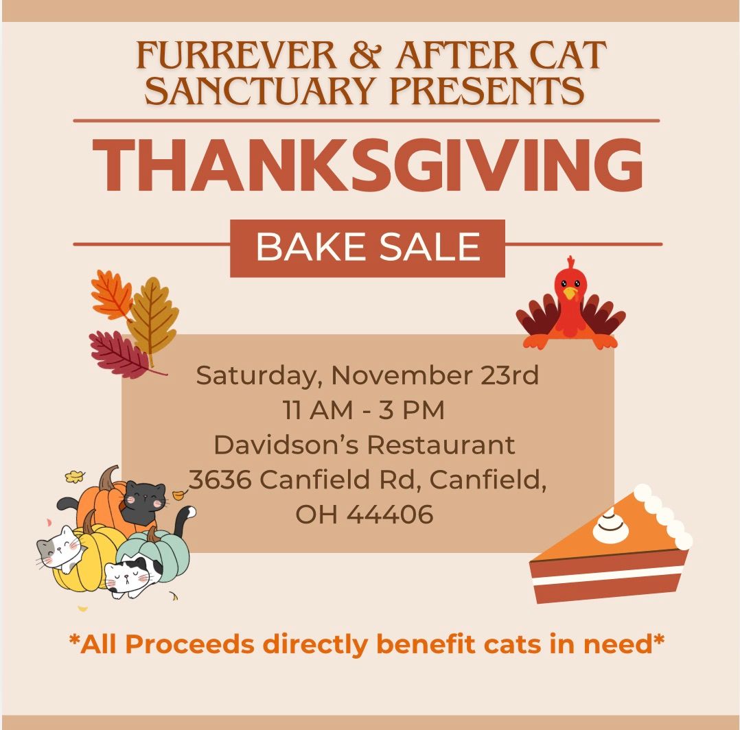 Thanksgiving Bake Sale 