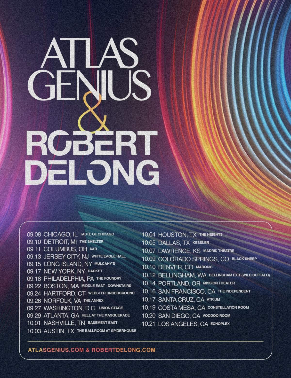 Atlas Genius with Robert DeLong