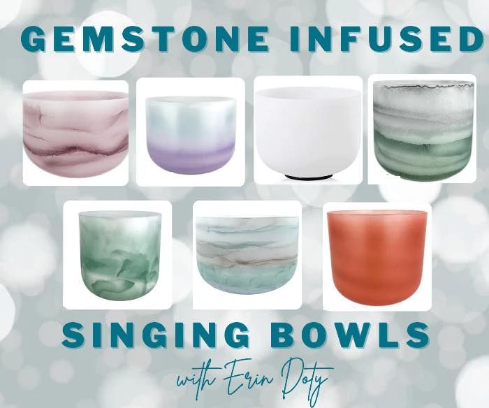 Gemstone-Infused Singing Bowls