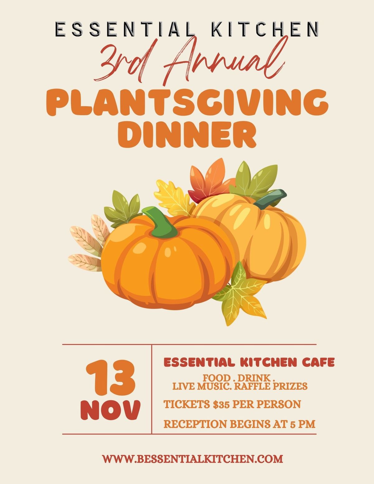 3rd Annual Plantstiving Dinner 