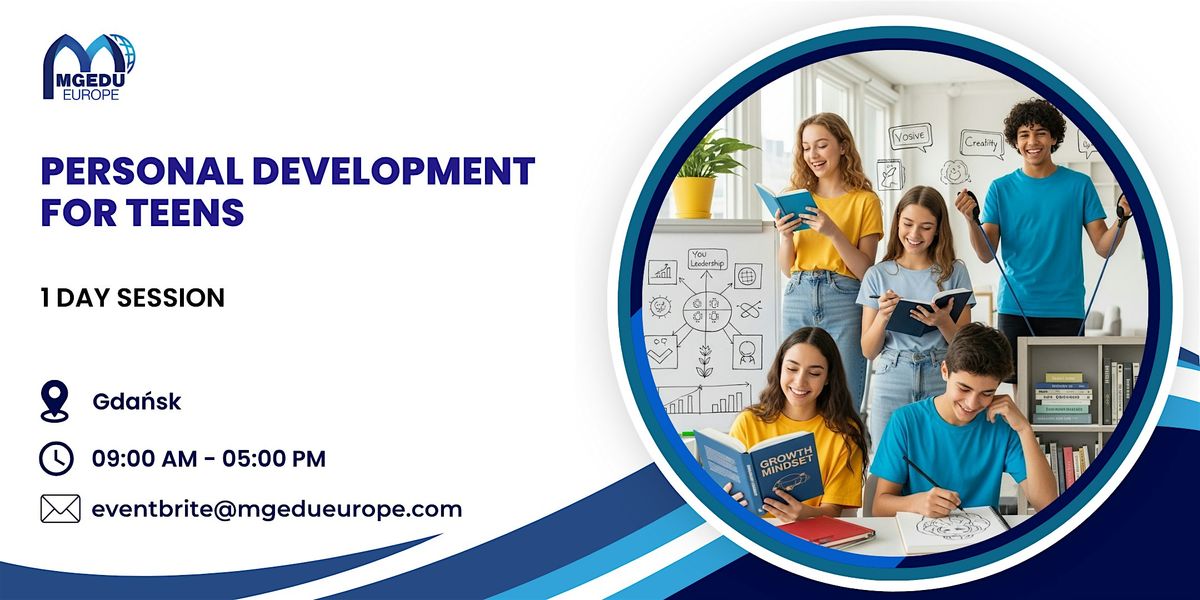 Personal Development for Teens: 1 Day Session in Gda\u0144sk