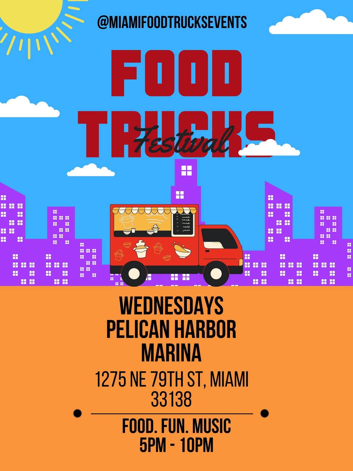 Food Trucks Wednesdays Pelican Harbor Marina