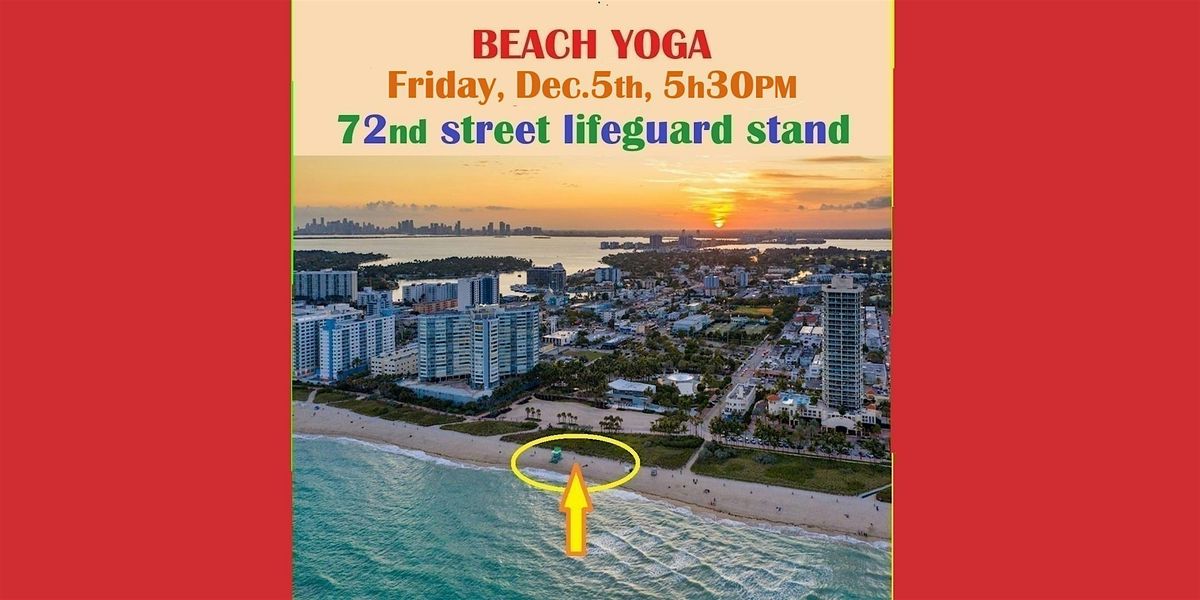 Friday Oceanfront Yoga on Dec.5th