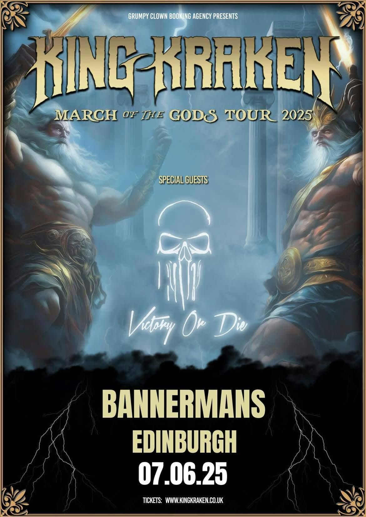 King Kraken - March of the Gods Album Tour - Edinburgh 