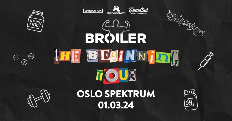 UTSOLGT: BROILER - THE BEGINNING TOUR - OSLO SPEKTRUM 