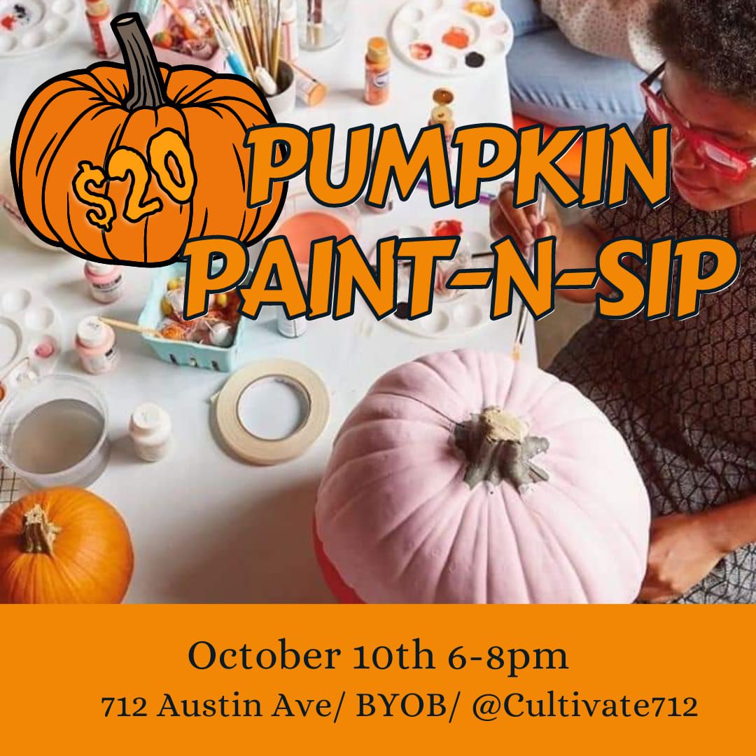 Pumpkin Paint-N-Sip\ud83c\udf83\ud83d\udd8c\ufe0f