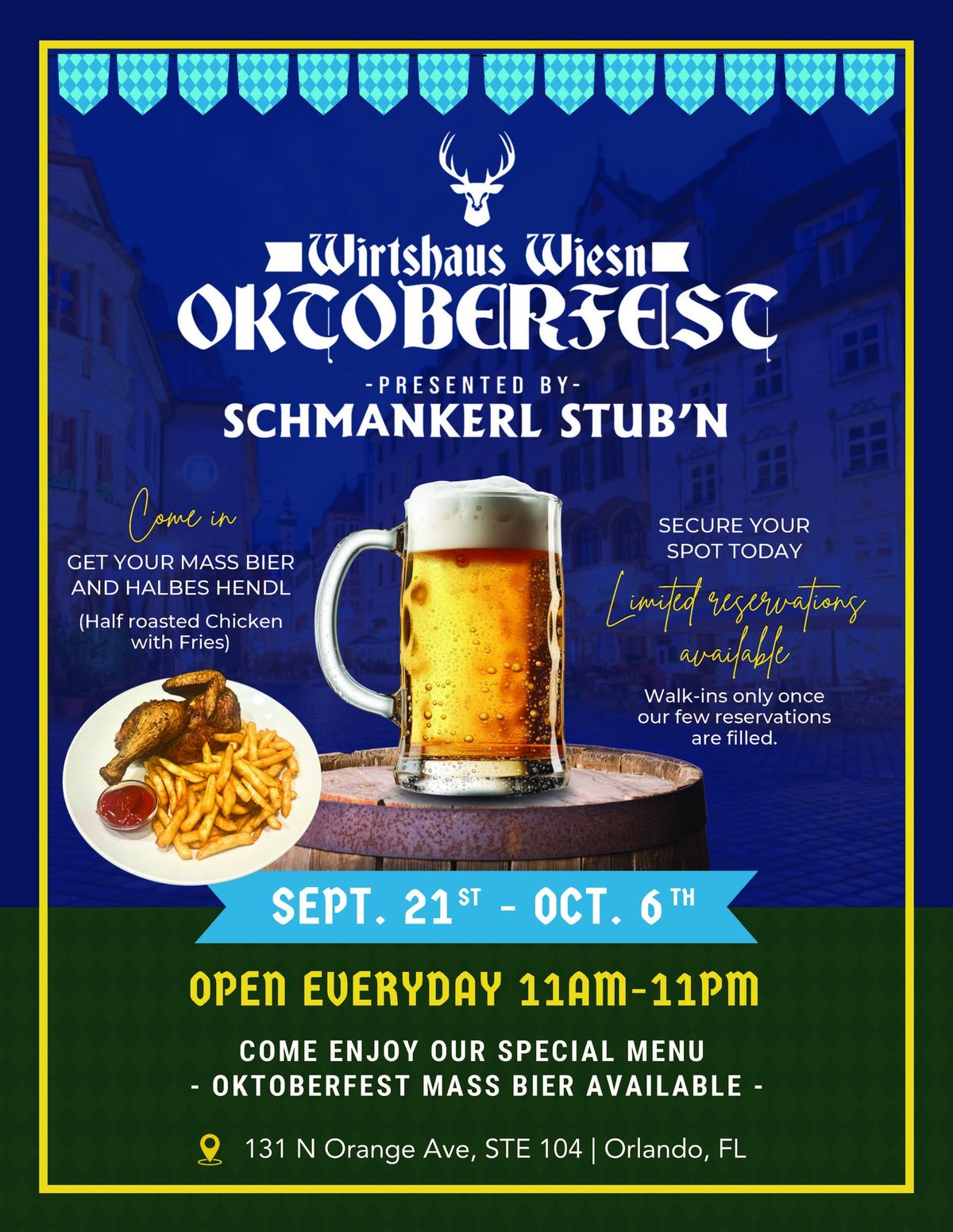 Wirtshaus Wiesn Oktoberfest presented by Schmankerl Stub'n