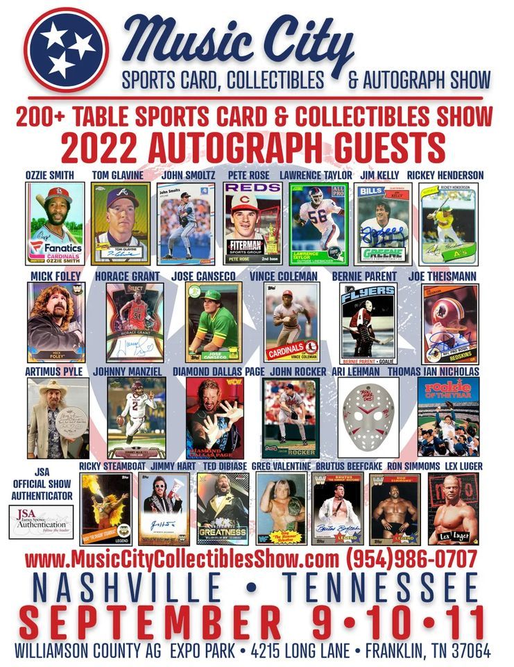 Music City Sports Card, Collectibles & Autograph Show!, Williamson