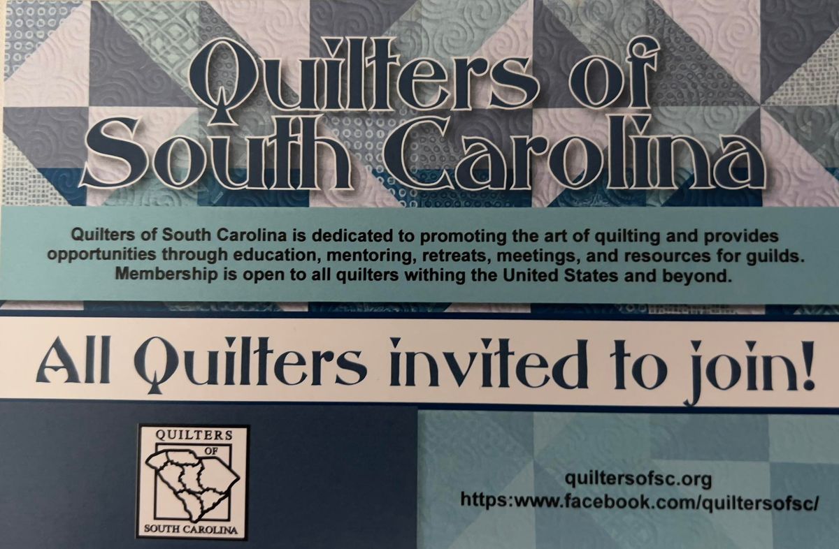 QUILTERS OF SOUTH CAROLINA PIECEABLE RETREAT