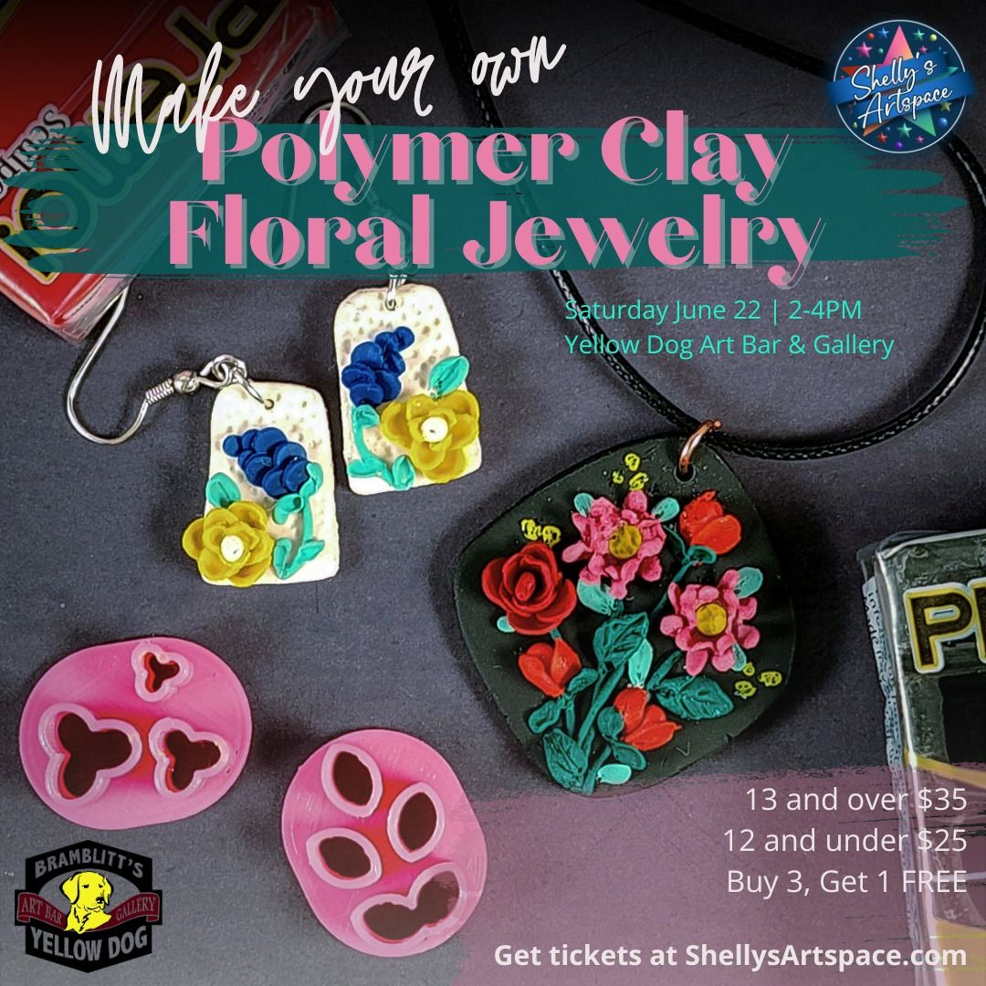 Polymer Clay Floral Jewelry Party