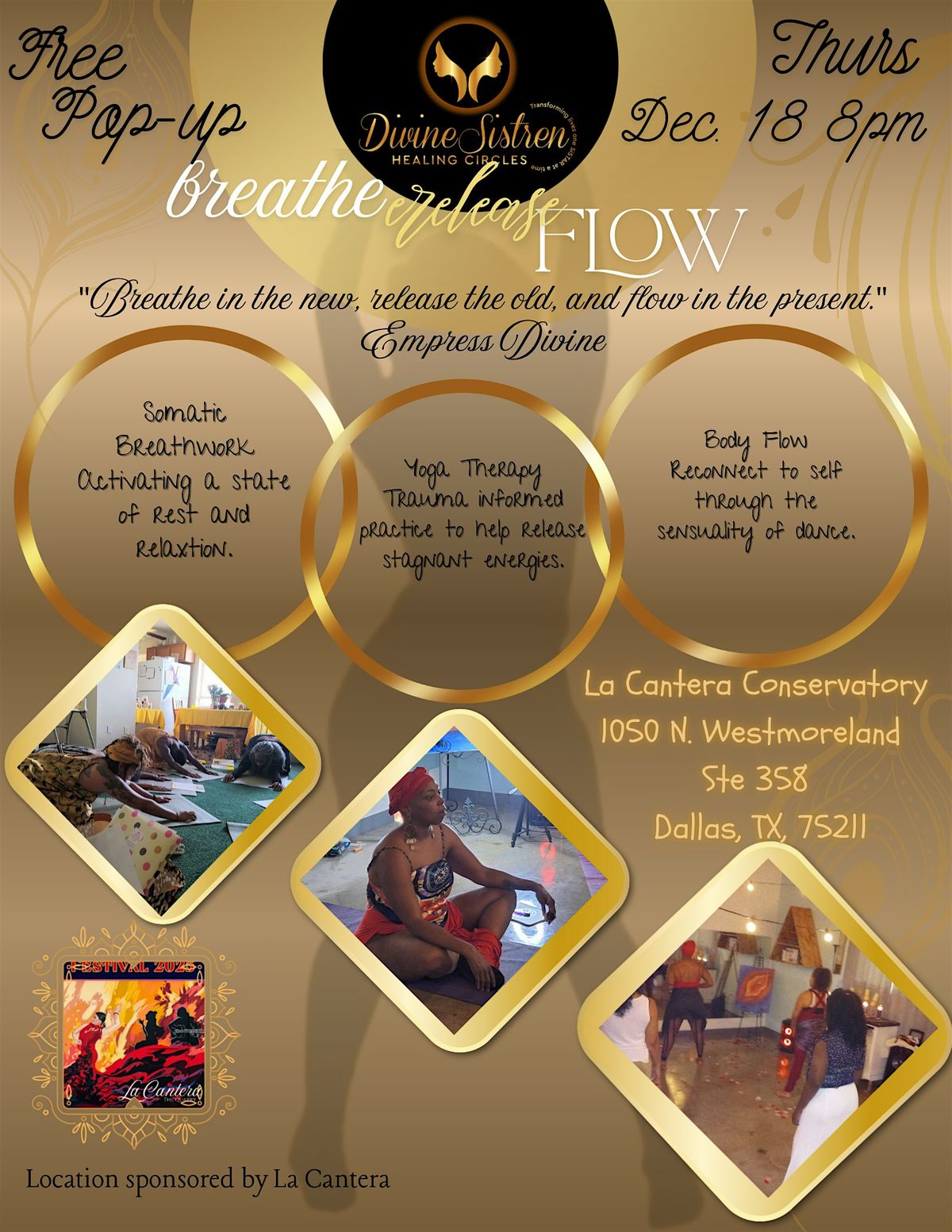 Breath,Release and Flow - with Empress Divine
