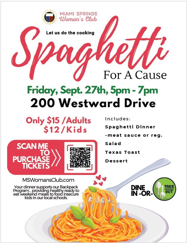 Spaghetti Dinner for a cause