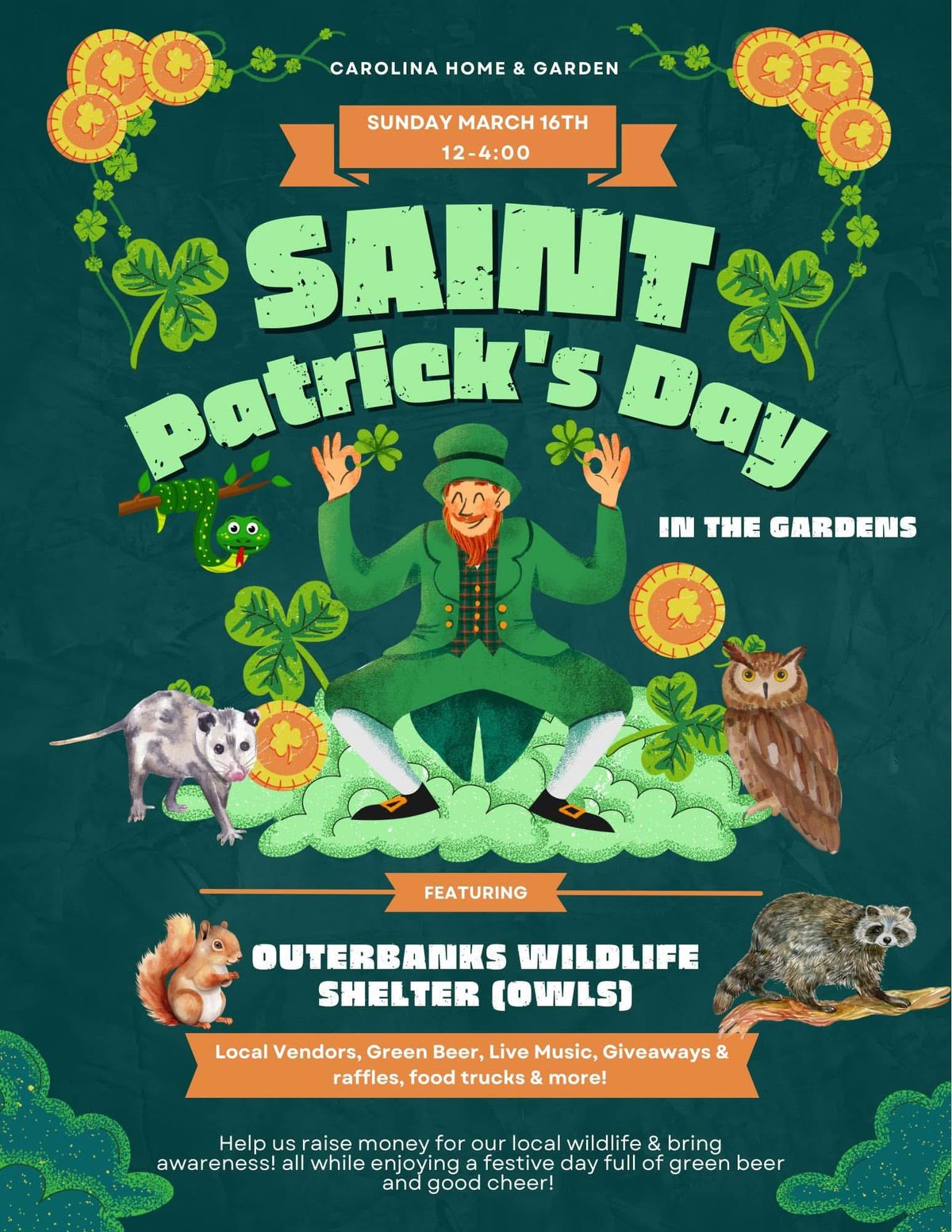 Saint Patricks Day in the Gardens