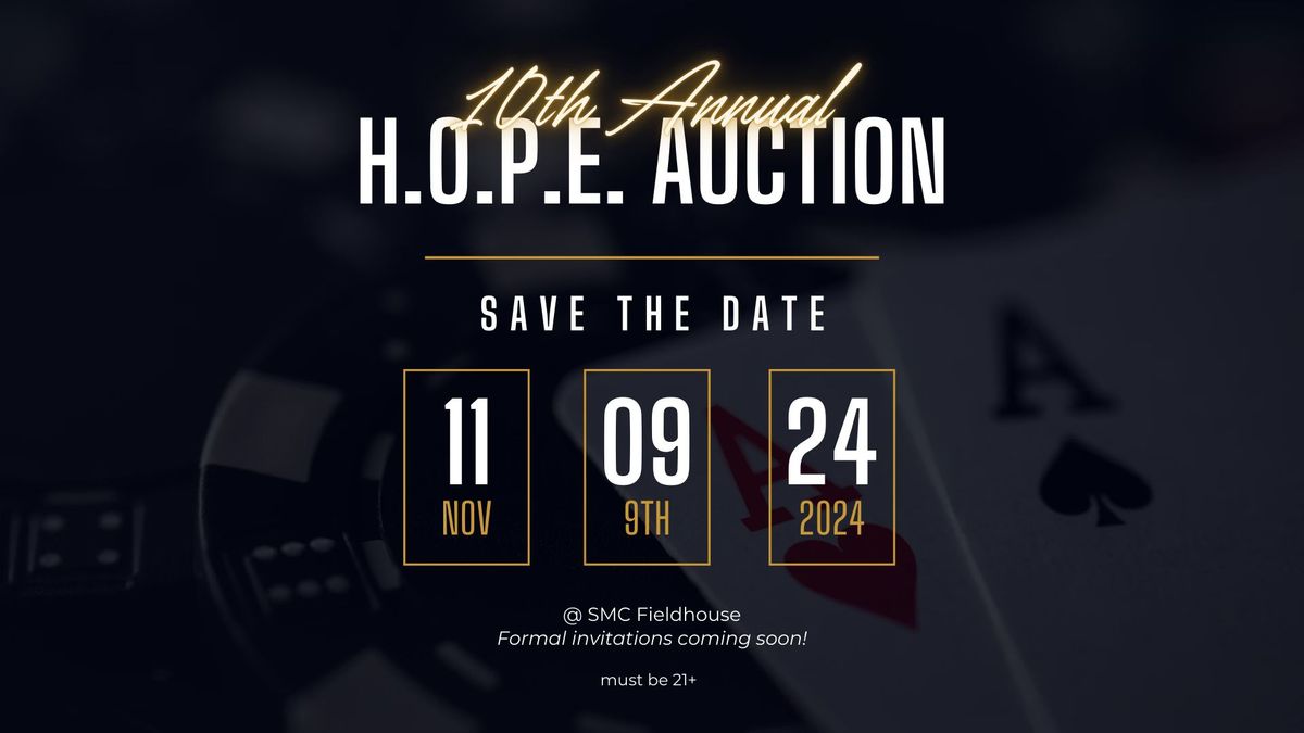 10th Annual H.O.P.E. Auction & Dinner