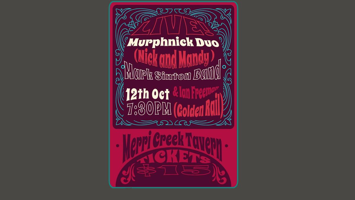 An Evening with Murphnick Duo with Mark Sinton Band