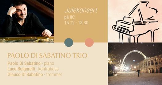 Julekonsert med Paolo Di Sabatino Trio