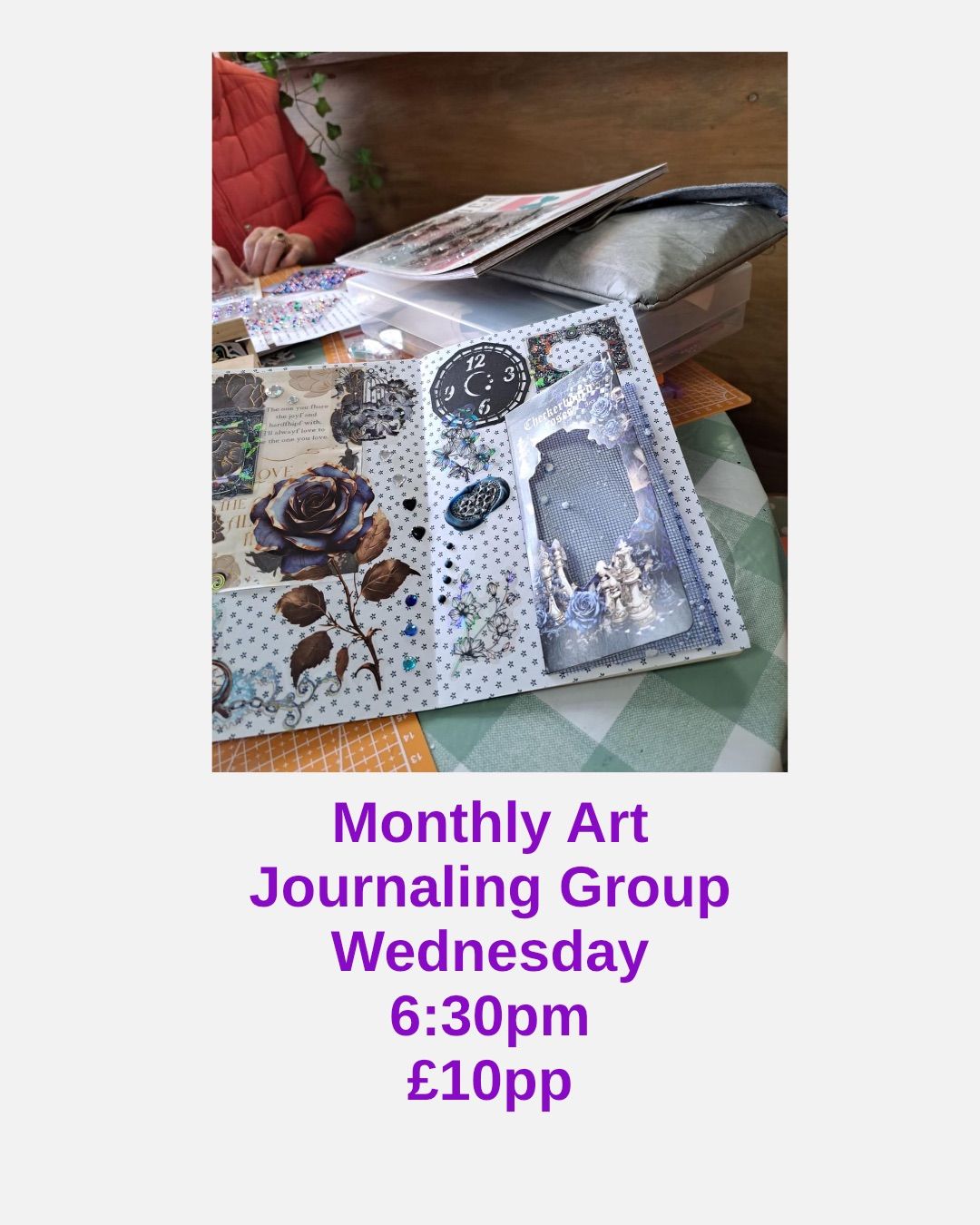 Monthly Art Journaling Group 