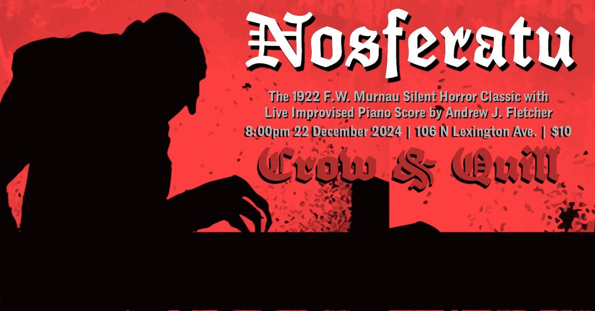 Silent Movie Night: Nosferatu (1922)