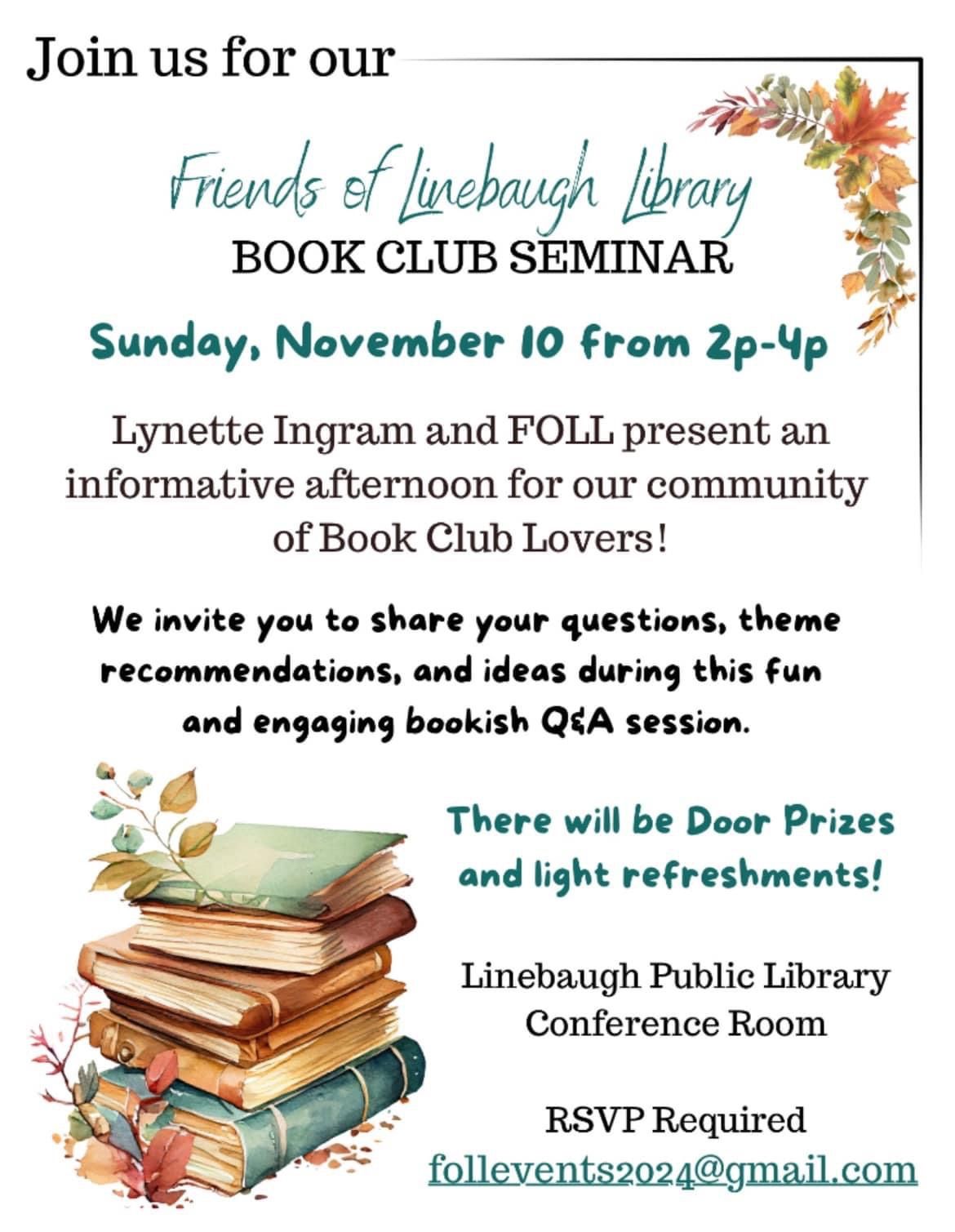 Book Club Seminar