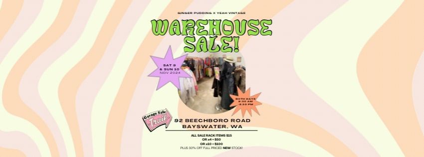 Yeah Ginger Vintage X Garage Sale Trail Warehouse sale!!!!!