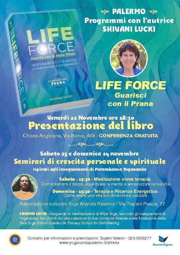 Presentazione gratuita del libro e Seminari "GUARIRE CON LA FORZA VITALE: GUARIRE COL PRANA"