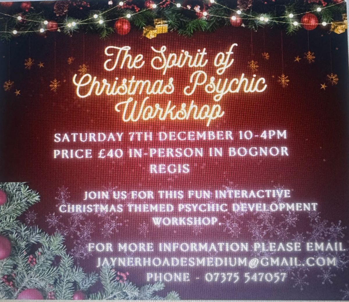 Christmas Workshop