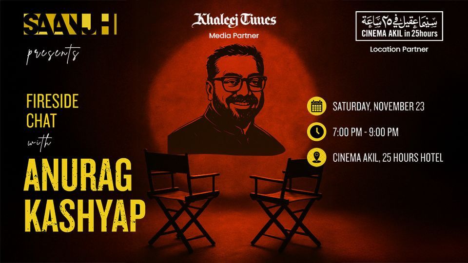 SAANJH Fireside Chat with Anurag Kashyap