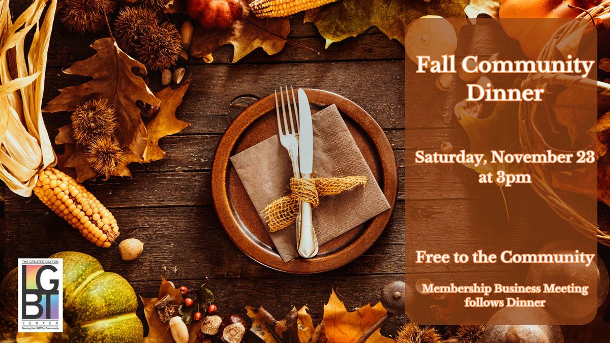 Fall Community Dinner