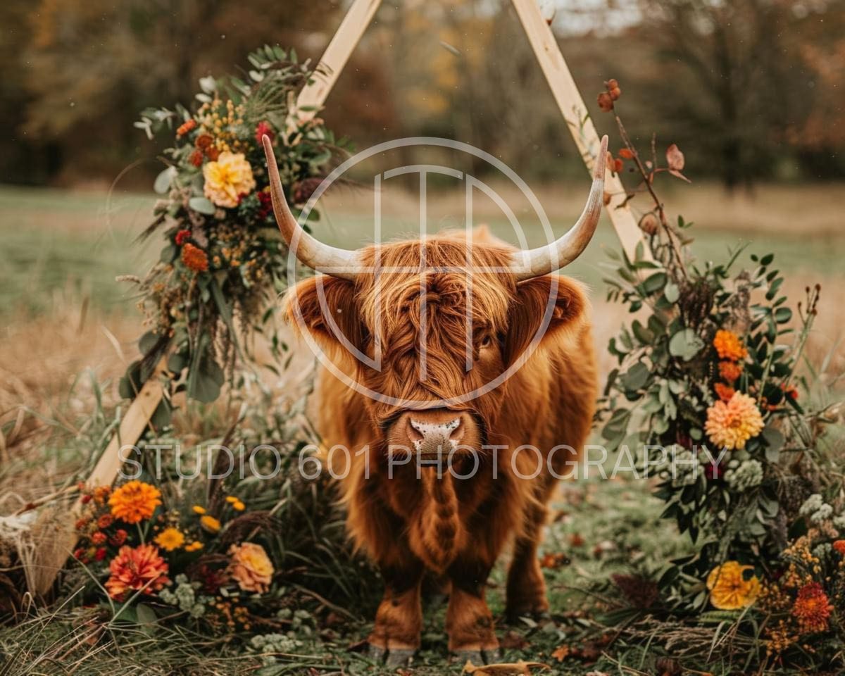 Highland Cow Fall Arch Minis