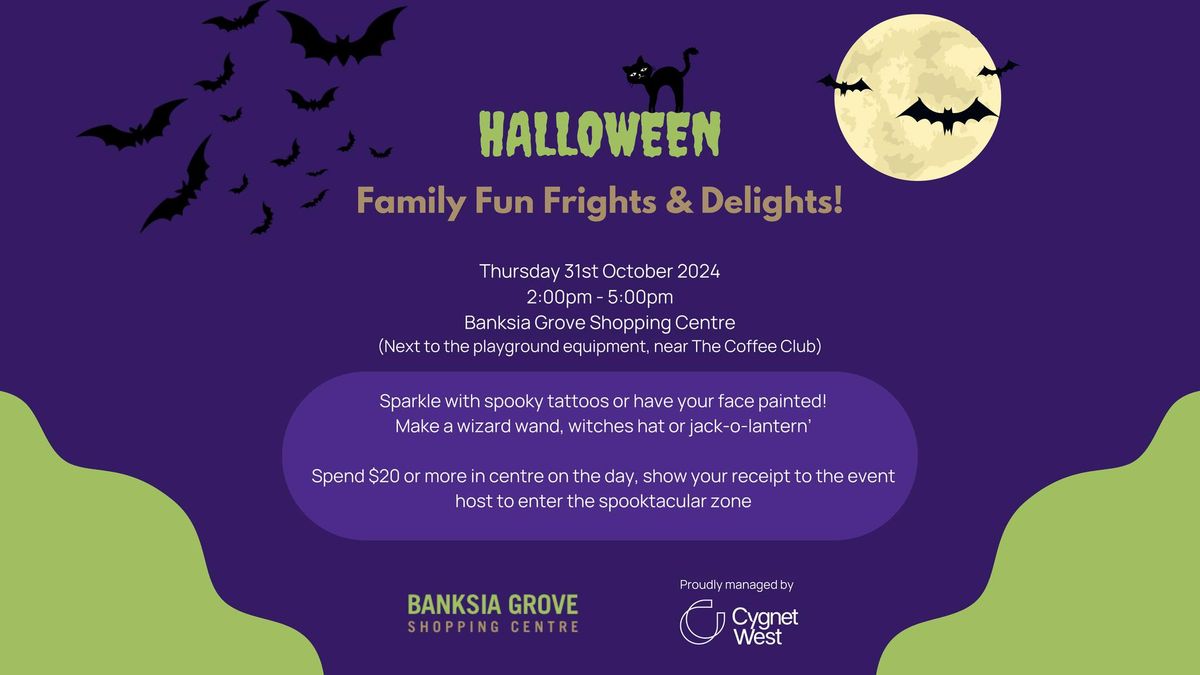 Halloween Family Fun Frights & Delights | Banksia Grove Shopping Centre