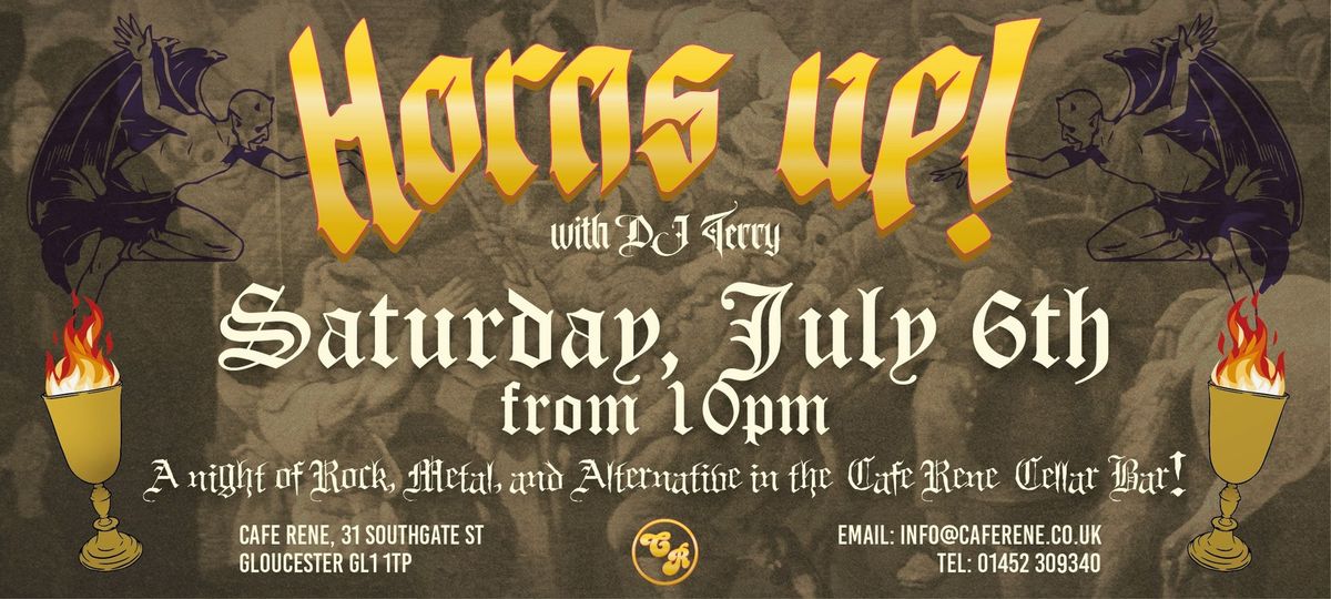 Horns Up! | Rock & Metal in the Cellar Bar