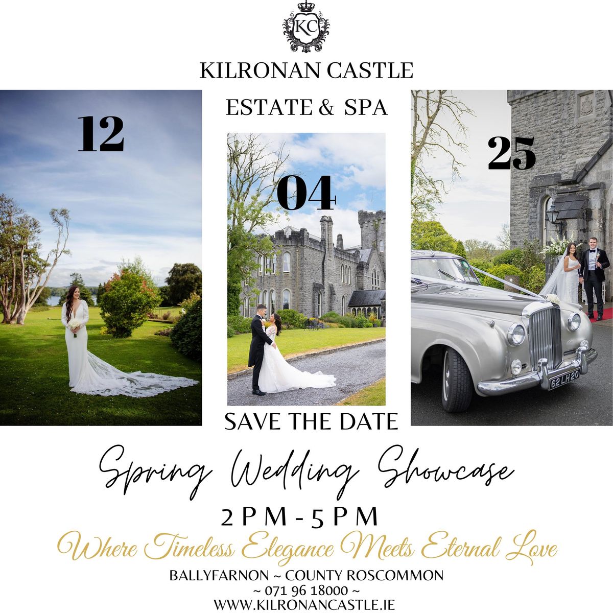 Kilronan Castle Estate & Spa Spring Wedding Showcase