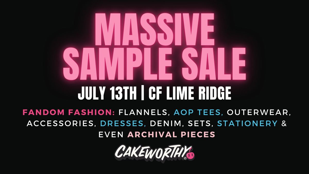 Cakeworthy SAMPLE SALE 3