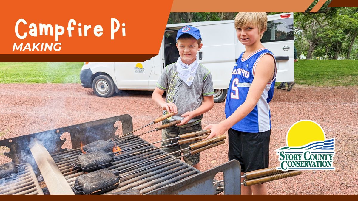 Campfire Pi Making for Pi Day