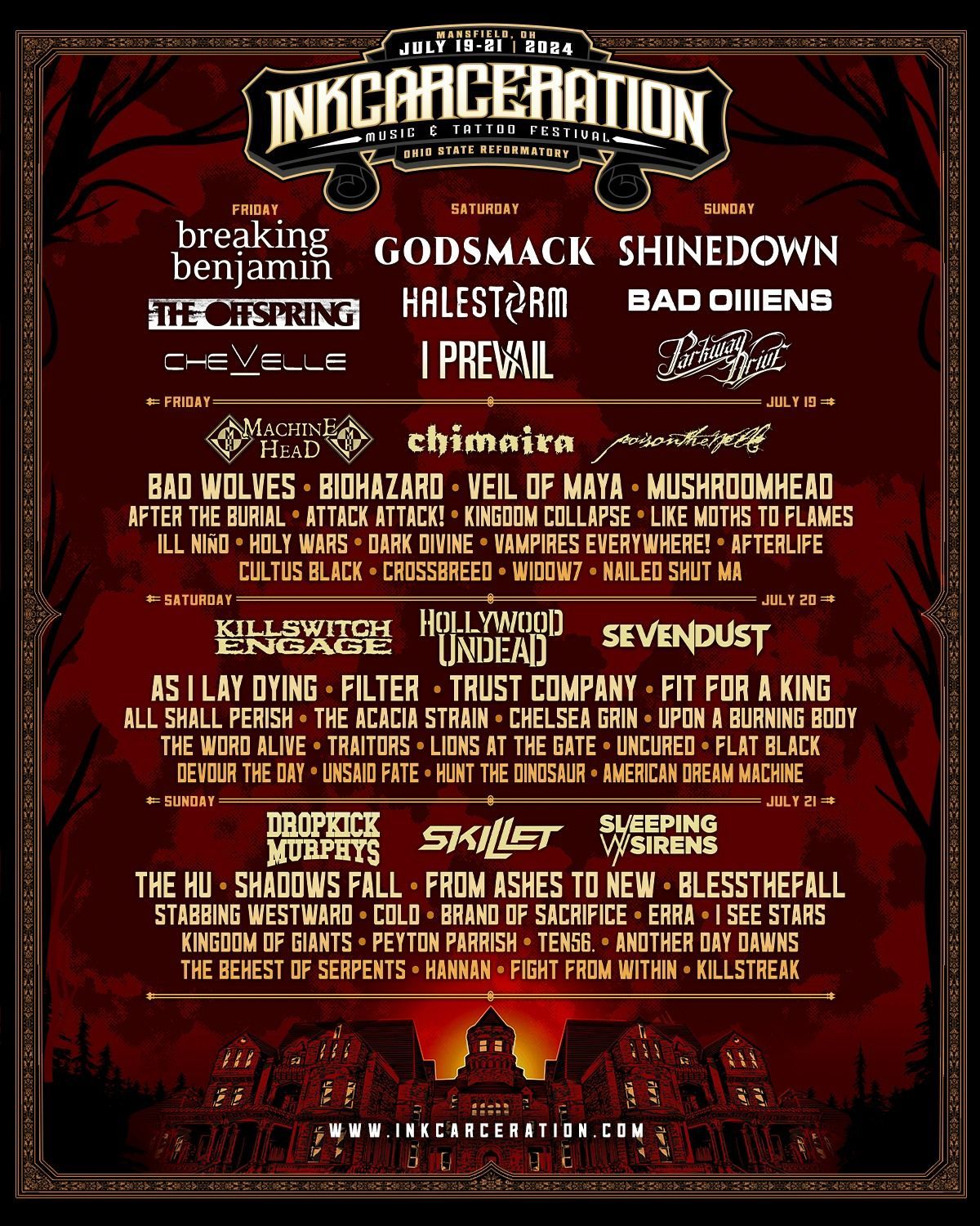 Inkcarceration - Saturday