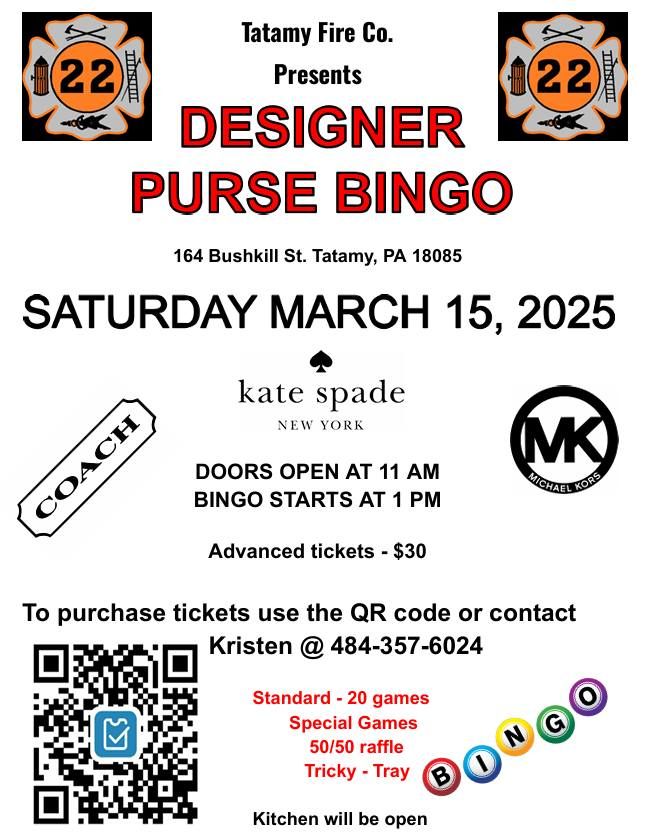 Designer Purse Bingo