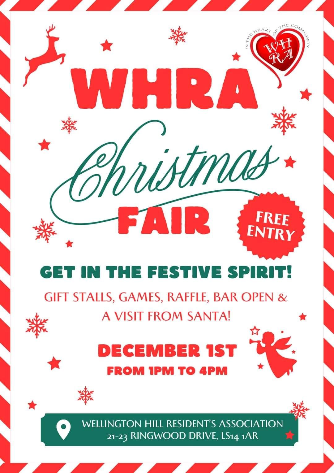 WHRA Christmas Fair