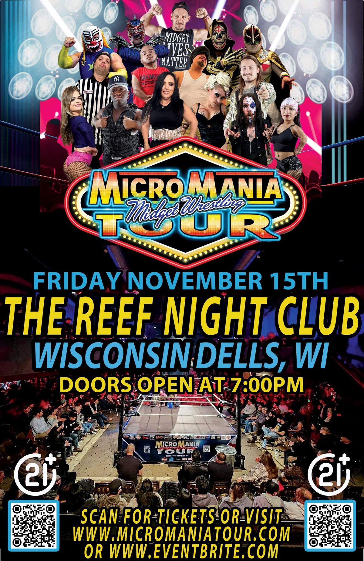 MicroMania Wrestling Tour at The Reef