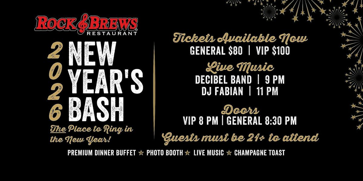 Rock  & Brews San Antonio New Year's Bash