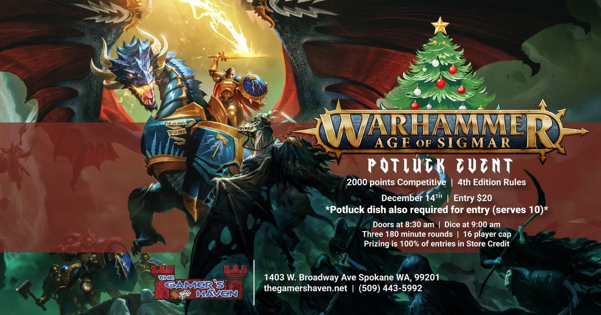 Age of Sigmar Potluck Event