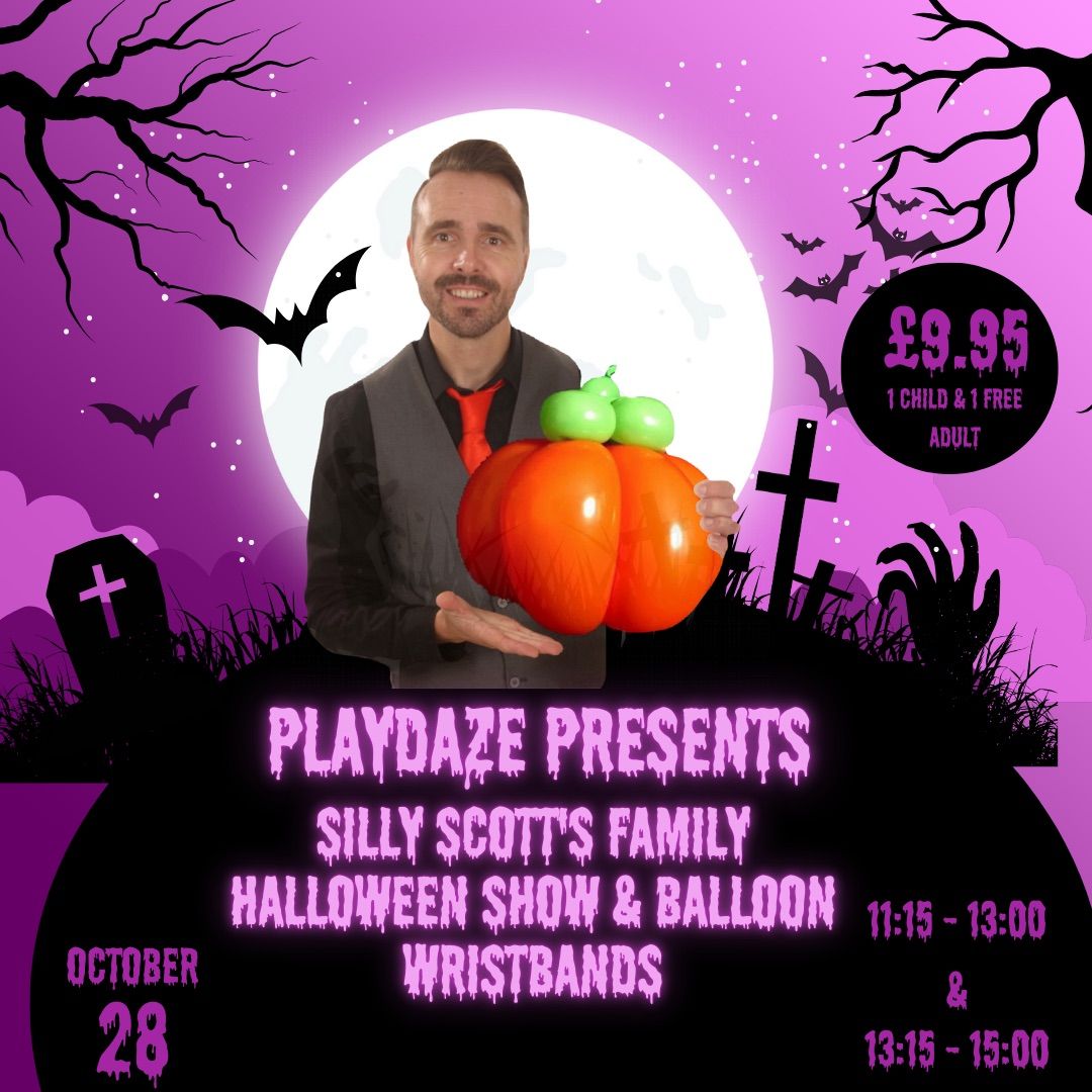 Silly Scott\u2019s Family Halloween Show & Balloon Wristbands