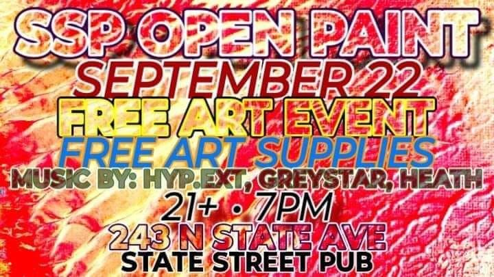 SSP OPEN PAINT art collective meetup w\/ HYP.EXT, GREYSTAR and HEATH 