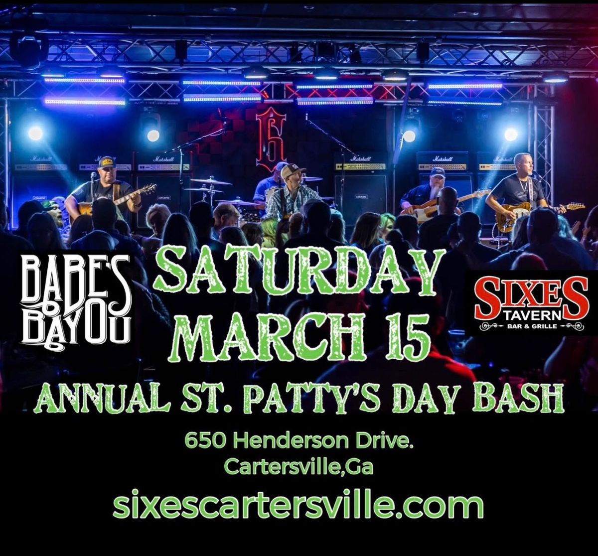 9th Annual St Paddy\u2019s Day Party hosted by BABES BAYOU!  