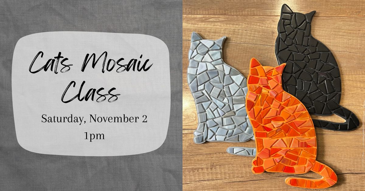 Cats Mosaic Class