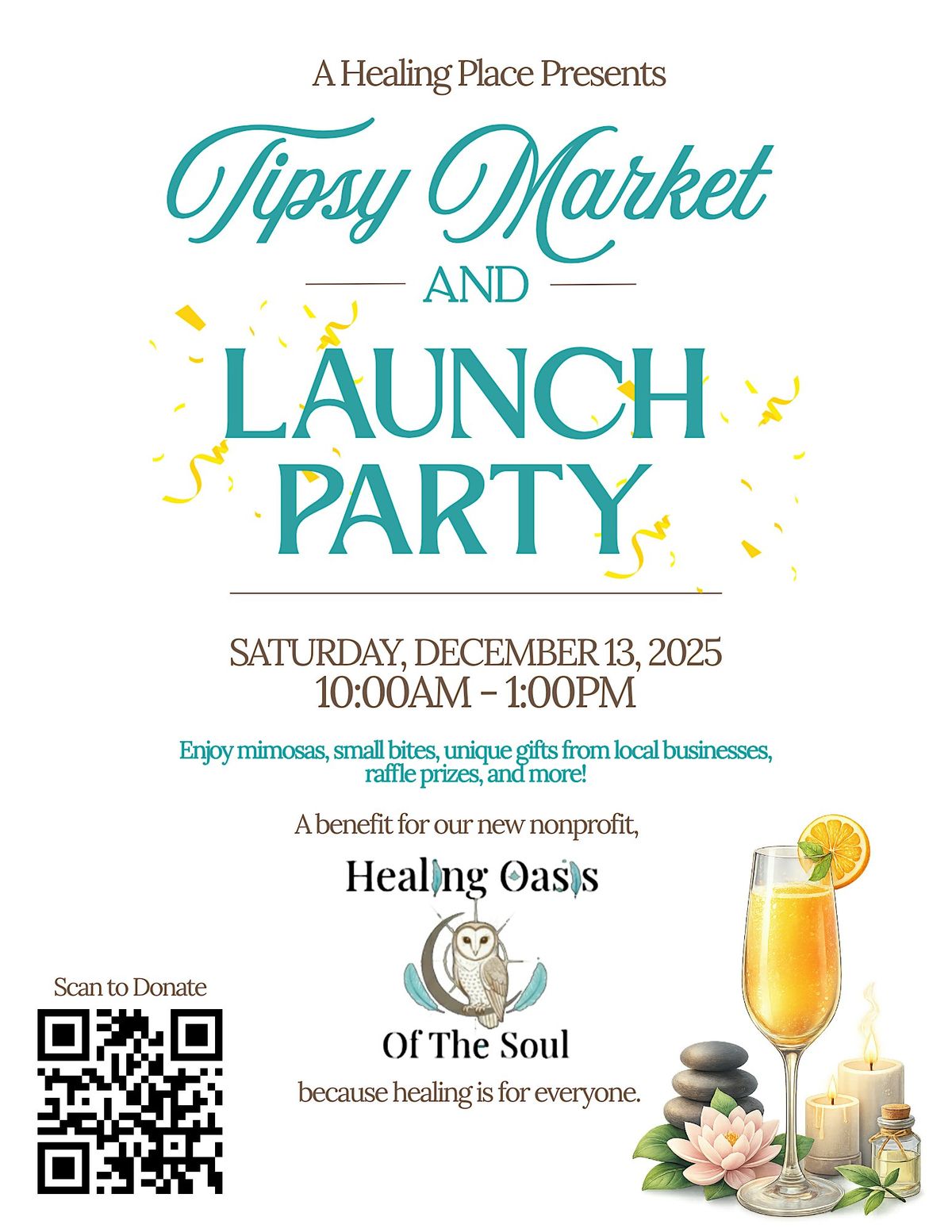 Tipsy Market & Nonprofit Launch Party