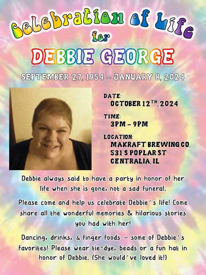 Celebration of Life for Debbie George