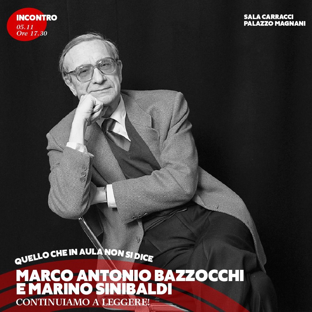 Marco Antonio Bazzocchi e Marino Sinibaldi | Continuiamo a leggere!