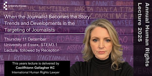 Annual Human Rights Lecture 2025 :  Caoilfhionn Gallagher KC