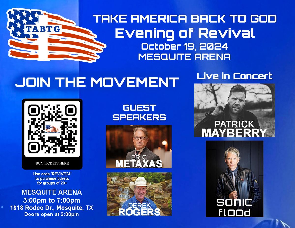 Take America Back to God:  Evening of Revival