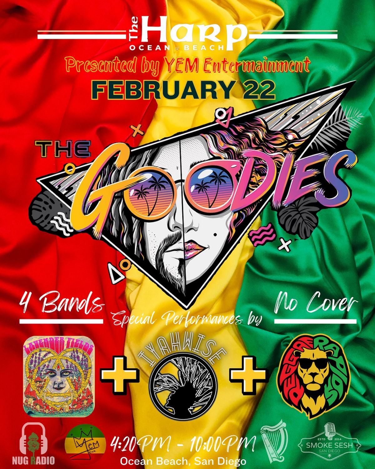 4:20 Reggae Saturdaze ft. The Goodies, Iyah Wise, Reggae Rapids, & Lavender Fields